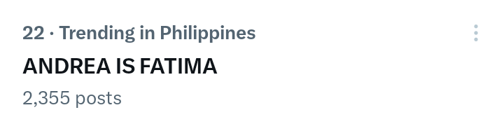 sumasakses tayo paunti-unti. road to top 20 na <a href="/BrillantsOFC/">BRILLANTS OFFICIAL</a> 

ANDREA IS FATIMA

 #FPJBQHindiIpagpapalit
