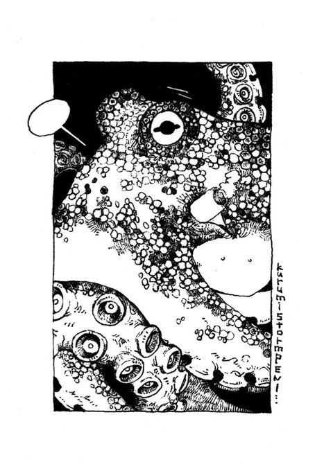 色素胞パキパキのたこ(過去絵) 