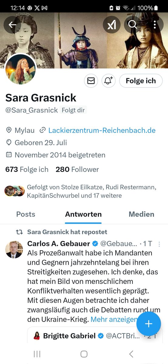Achtung, mein Privataccount (siehe Screenshot) wurde heute 10.55 Uhr gehackt. Bitte auf keine Anfragen, Beiträge etc. antworten.  X ist informiert...