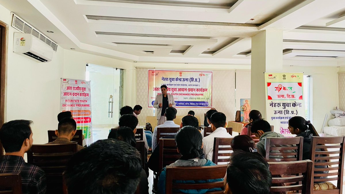 #latepost 
Glimpse of Day 1 ie inaugral day of #ISYEP at Una 
Dt 20 Feb 2025. Chief Guest Sh Jatin Lal, IAS, DC Una