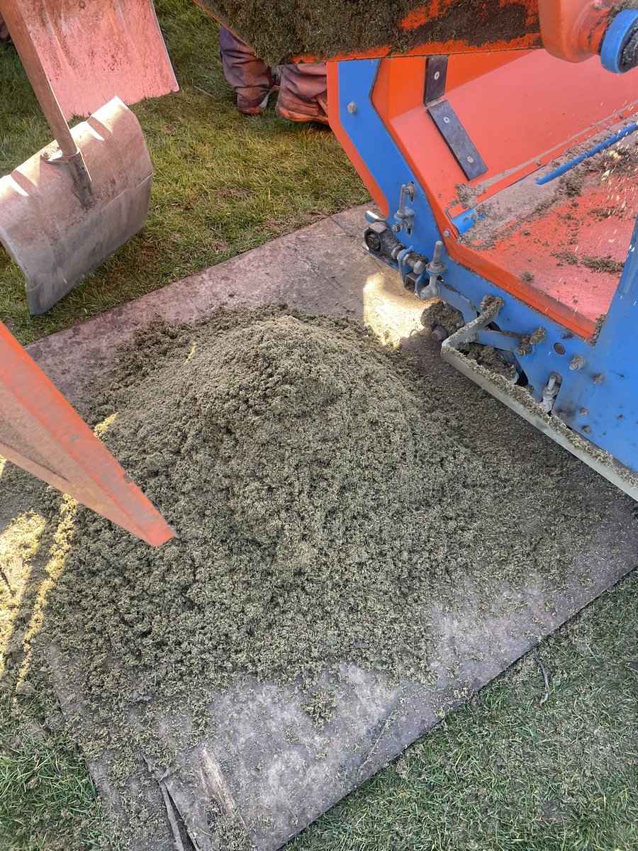 rmsgc_course's tweet image. It’s @marckerr18 &amp;amp; his @GKBmachines SandFiller. The frost’s out of the ground, Sun’s up &amp;amp; the Lads are switched to beast-mode!  A couple 11hr days &amp;amp; we’ll get OM control &amp;amp; reduction guarantees in the ground. 🎶Someday, this’ll all be someone-else’s dream!🎶