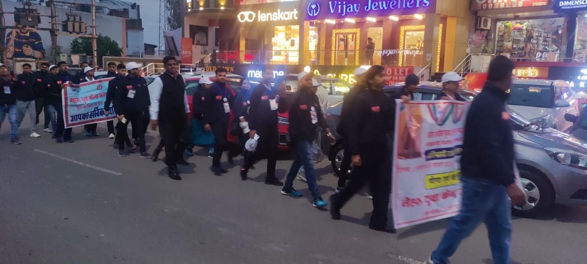 #latepost
Glimpse of Day 2 of #ISYEP at Una
Dt 21 Feb 2025. Awareness rally in Una Town by volunteers in the evening.