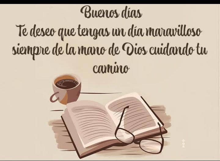 #BuenosDías, un café ☕ una cita bíblica 📘 y una oración 🙏Porque Yo soy el SEÑOR tu Dios, que sostiene tu diestra, Que te dice: 'No temas, Yo te ayudaré.'
(Is. 41,13). Señor tú me sustentas y tu sangre me protege .🙏❤️
#FelizSemana❤️☀️🌷