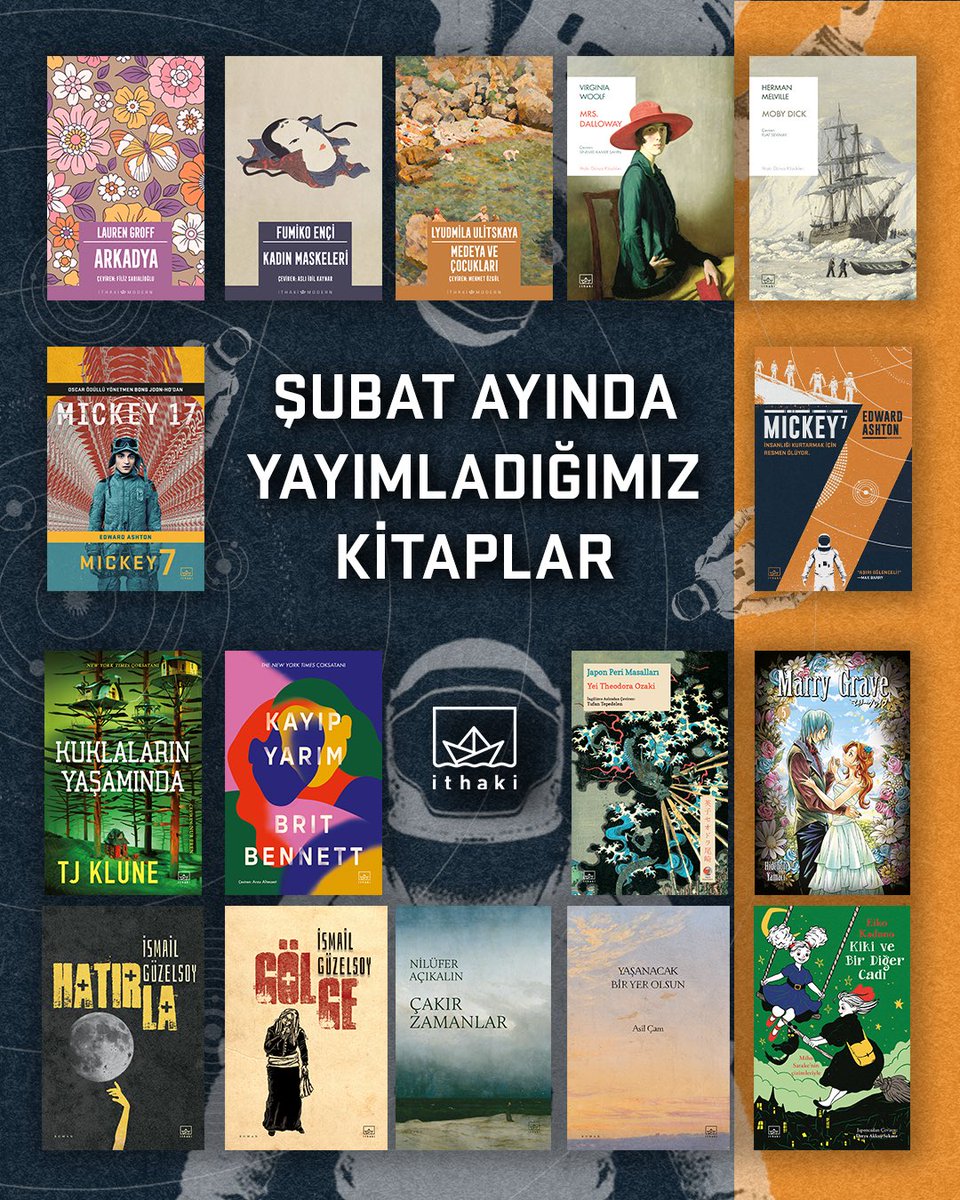 ithakiyayinlari's tweet photo. Şubat ayında da birbirinden değerli eserleri okurlarımızla buluşturduk.📚

#İthakiYayınları https://t.co/zYUEHKxU5u