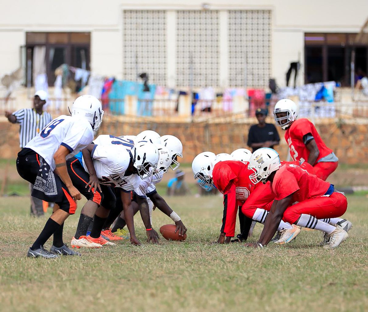 shudiempanga's tweet photo. 2nd March 2025. Bulls Power Academy hosted the First American Football game at Club level in Uganda between it’s own Bulls power AFC of Kampala and Westside Stompers from Fortportal. In the CITY BOWL at Legends Grounds where Legends are MADE. https://t.co/4SoakJZM5b