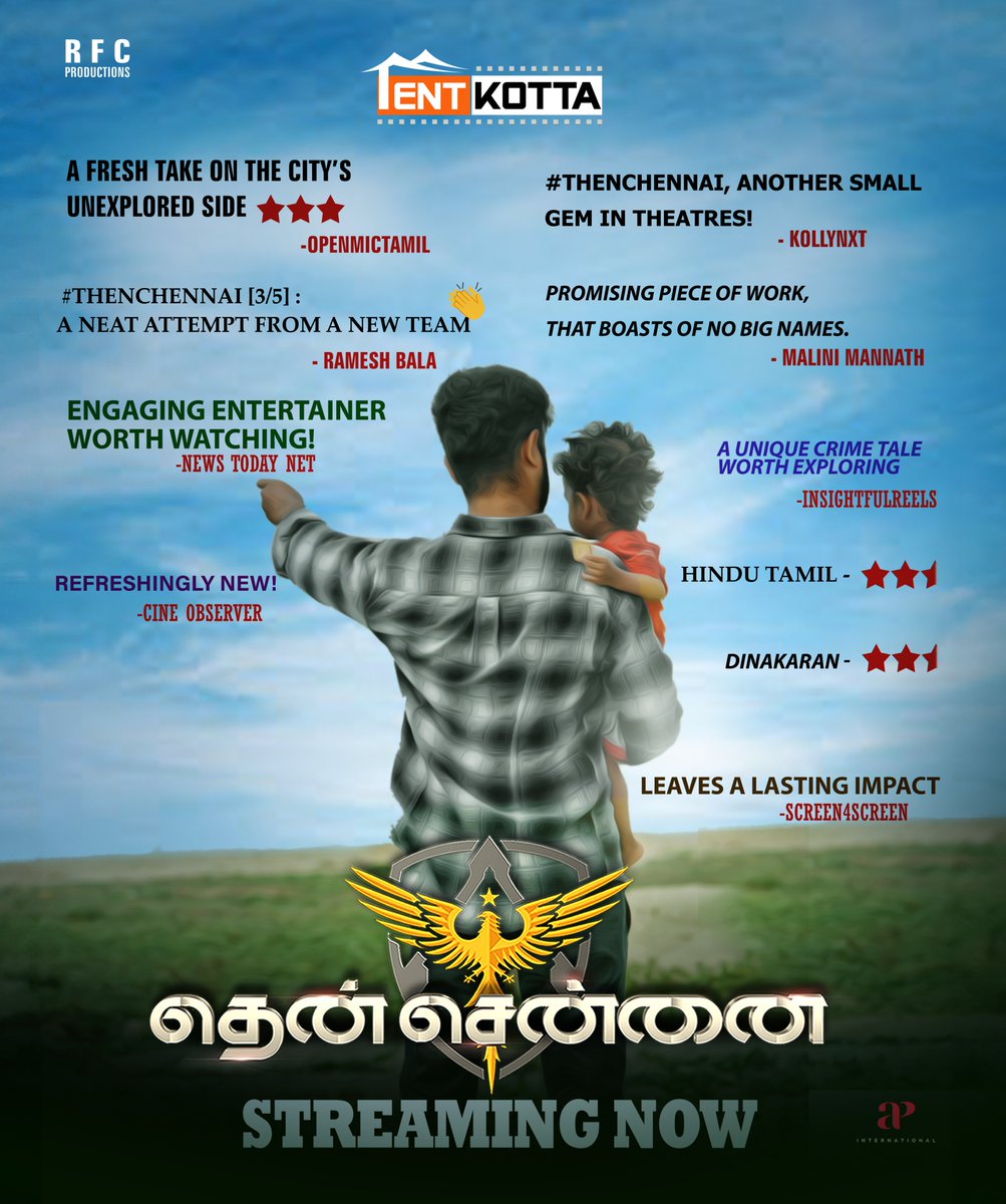 #ThenChennai! 🎭⚡ A critically acclaimed thriller that keeps you guessing till the end. Now streaming on #Tentkotta! 🍿🔍

▶️ tentkotta.com

<a href="/RNathan58919/">Ranga Film Company</a> <a href="/NiitinMehta/">Niitin Mehta</a> #தென்சென்னை
<a href="/APIfilms/">AP International</a> @jenmartinmusic
<a href="/PATHMAYAN/">SIVA PATHMAYAN</a> #TentkottaIndia #Tenkotta #India #Streaming #Movies