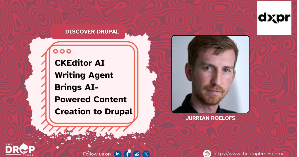 thedroptimes's tweet image. 🚀 AI-powered content creation comes to #Drupal with the @CKEditor  AI Writing Agent! 🎯 Generate, refine & optimize text directly in CKEditor—no popups needed. @JurriaanRoelofs @DXPR_com Learn more! 🤖✨ #AI #WebContent 👉 bit.ly/4h4hA0m