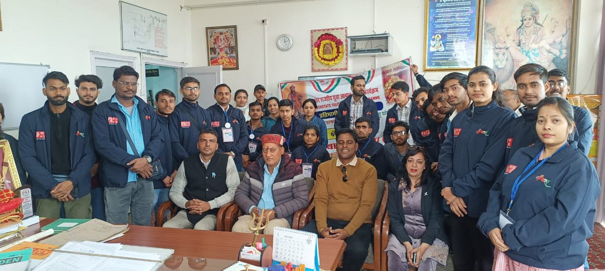 #latepostGlimpse of Day 3 of #ISYEP at Una Dt 22 Feb 2025. Visit to Mata Chintapurni Ji temple