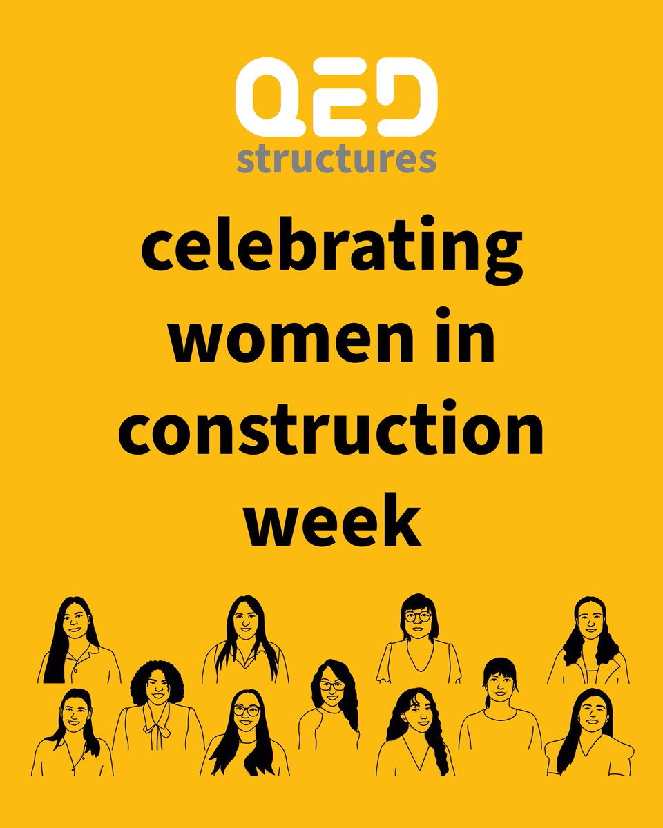 QEDStructures's tweet image. Incredible women who are breaking barriers and building futures in the construction industry. At QED, women make up around 40% of our workforce. We are proud to support and empower women in construction.
 
#WomenInConstruction #WICWeek2025 #DiversityInEngineering #QEDStructures