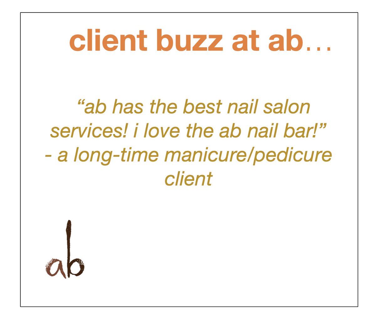 adambroderick's tweet image. it’s manicure monday! “ab has the best nail salon services! i love the ab nail bar!” — a long-time manicure pedicure client @adambrodericksalon #ridgefield #southbury …reserve now… adambroderick.com or 203.431.3994 #manicuremonday #manicure #monday #abnailbar #springnails