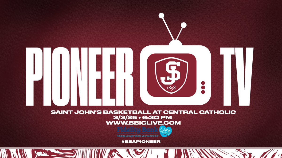 Saint John's HS Athletics (@sjhs_pioneersad) on Twitter photo Tonight's Live-Stream Link provided by <a href="/alwaysonlive_/">Always On Media Group</a>
<a href="/SJHS_Hoops/">Saint John's HS Basketball</a> at <a href="/CCRaider_sports/">CCHS Raiders</a>
6:30 PM Tip Off
bbiglive.com/events/1827-ce… Tonight's Live-Stream Link provided by <a href="/alwaysonlive_/">Always On Media Group</a>
<a href="/SJHS_Hoops/">Saint John's HS Basketball</a> at <a href="/CCRaider_sports/">CCHS Raiders</a>
6:30 PM Tip Off
bbiglive.com/events/1827-ce…