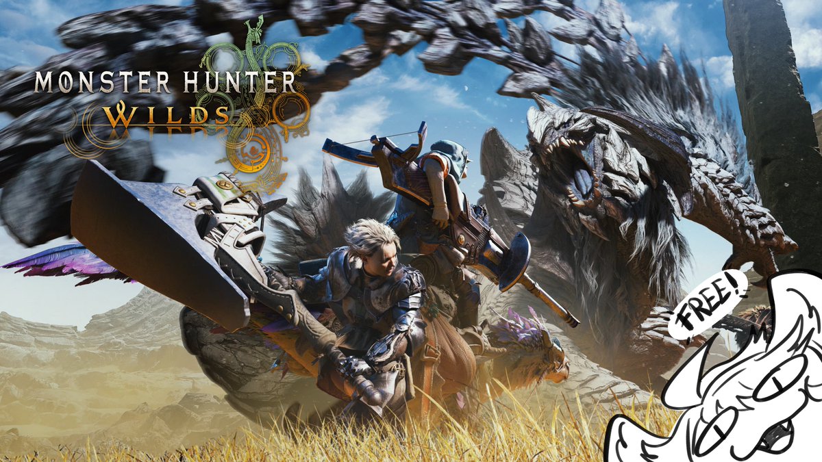 #MonsterHunterWilds Giveaway !!!!

- follow @felisblackfoot on X and Twitch !
- Retweet Post !
- comment what you would name your Palico!!
- If post hits 1k entrees I’ll give away the Deluxe version!

ends March 23rd(maybe earlier)

Must have steam