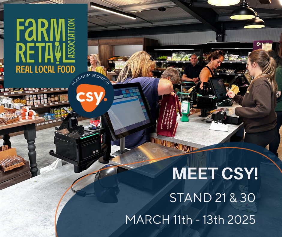 The Farm Retail Conference is almost here!
We can't wait to meet new &amp; existing clients and showcase our products at this year's FRA Conference. <a href="/csyretail/">CSY Retail Systems</a> proudly supports this event every year, &amp; this year we are platinum sponsors. Come and visit us at Stand 21 &amp; 30