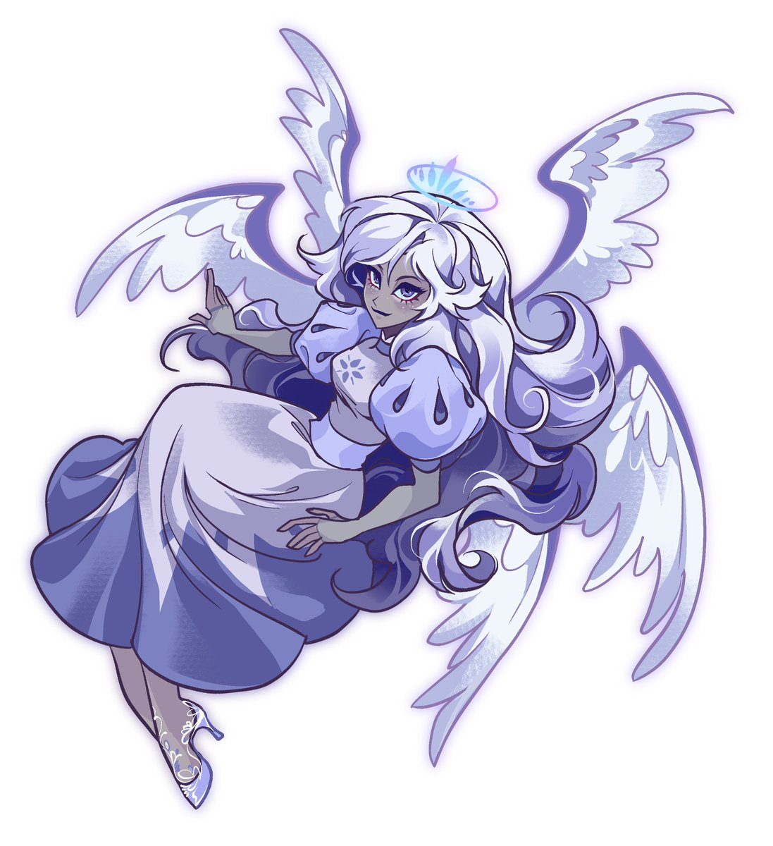 Libbly_Libby's tweet image. #HazbinHotel #Commission 
Hazbin hotel Emily!🪽