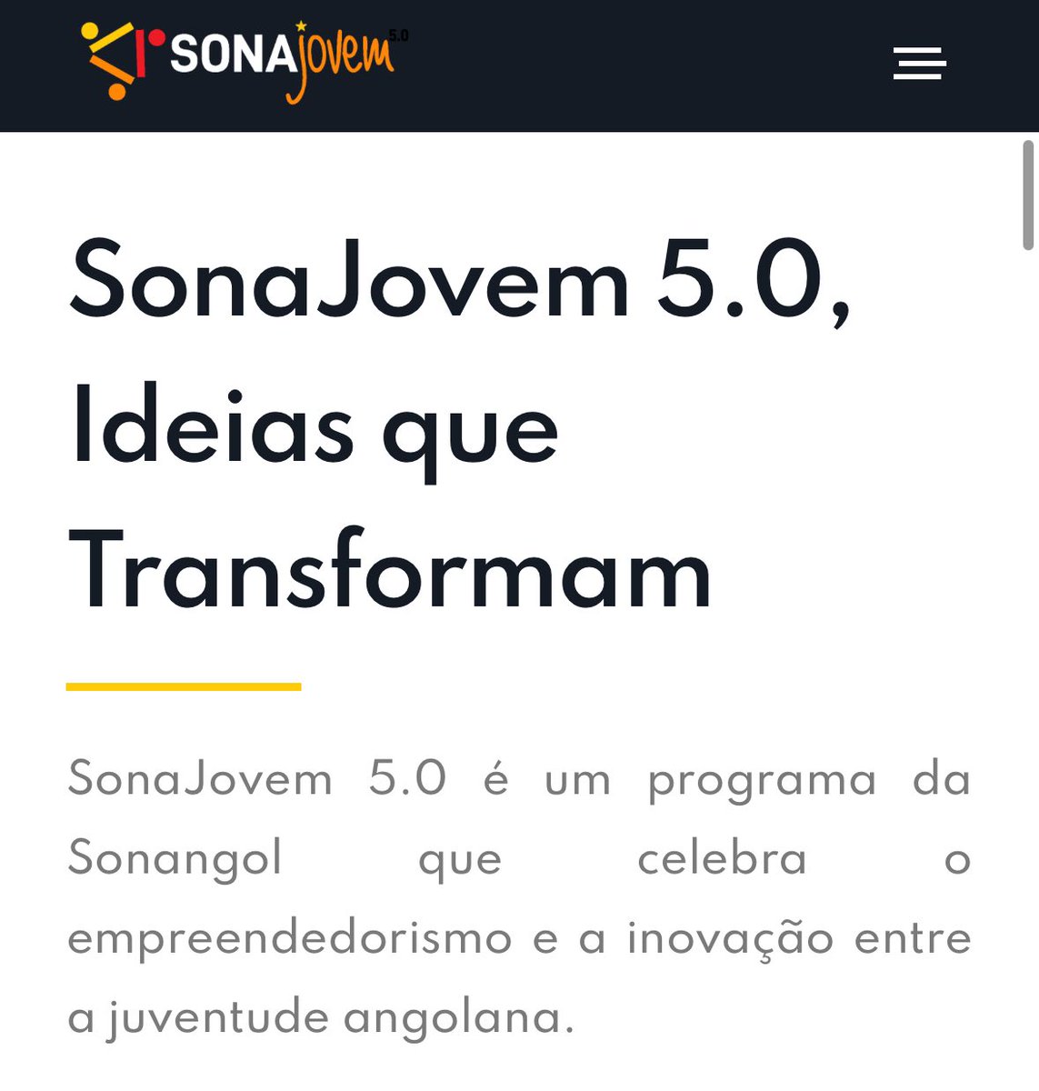 ValdethCosta's tweet photo. Juventude Angolana 

Não percam essa oportunidade e também não se esqueçam de fazer bom Networking 👌🏾✨ https://t.co/5qlGU6JNf8