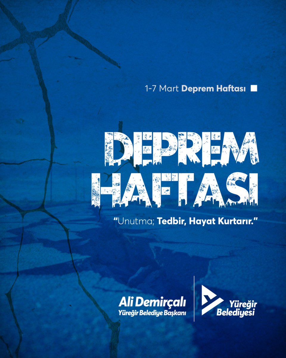 Tedbir Hayat Kurtarır

Deprem, dünyanın ve ülkemizin bir gerçeğidir. Bu bilinçle olası bir depreme karşı Yüreğir’in bina stokunu güçlendirmek ve daha dayanıklı, sağlıklı bir ilçe için çalışmalarımızı aralıksız olarak sürdürüyor, tedbirlerimizi alıyoruz. 

1-7 Mart #DepremHaftası