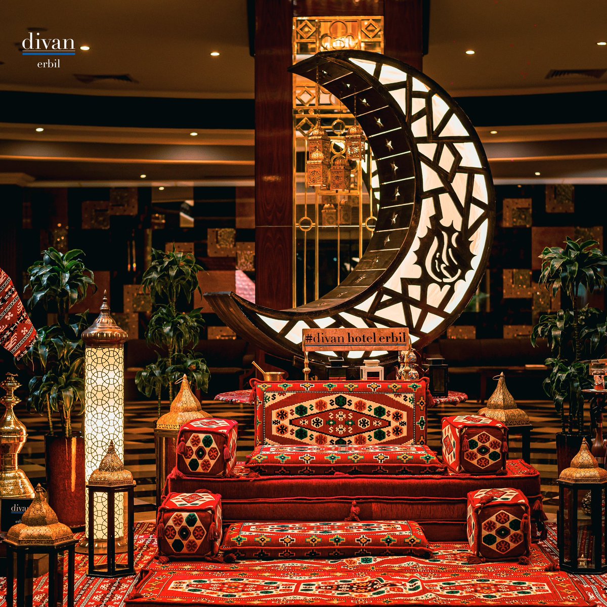 DivanHotelErbil's tweet photo. Ramadan Mubarak! 🌙 
At Divan Hotel, we are honored to welcome your families during this blessed month. Our team is committed to providing you with a memorable stay, filled with comfort and exceptional hospitality.

#divanerbil #divanhotel #Ramadan #RamadanMubarak https://t.co/34RqYz96sO