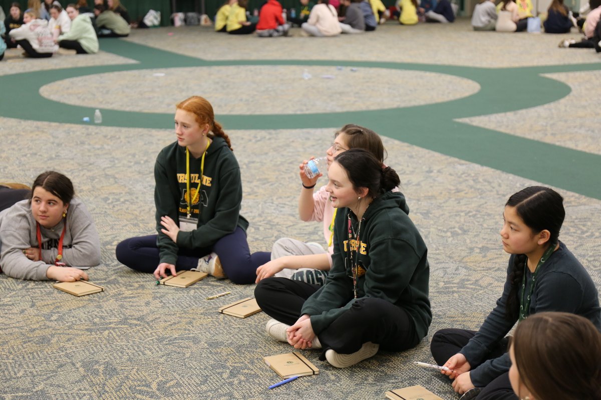 💚 A day of reflection, connection, and self-discovery. 💛 Our freshmen spent their retreat exploring three key questions: Who am I? Who is God? How am I called? Through discussion and prayer, they took time to grow in faith and friendship. ✝️