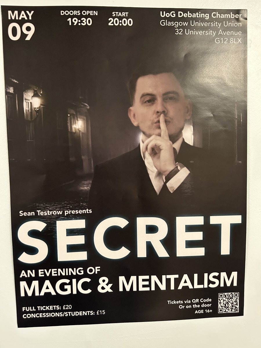 Anyone at joint winter meeting in Inverness would have seen and been thrilled by Sean's magician skills! ST4 anaesthetist by day, superstar magician by night, you do not want to miss this!! tickettailor.com/events/seantes…