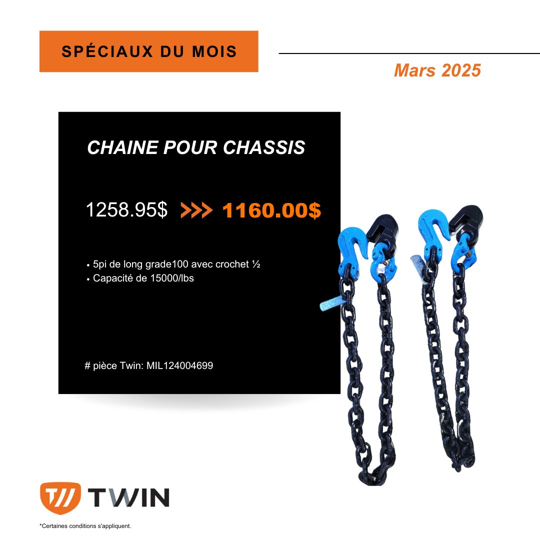 eqtwin's tweet photo. Voici nos spéciaux pour le mois de Mars 2025! 

Besoin d'équipements ▶ https://t.co/jsv1fmfF1w
☎️ 514-353-1190 • 📨 info@twin.ca

#equipementstwi https://t.co/tLFqd6m05m