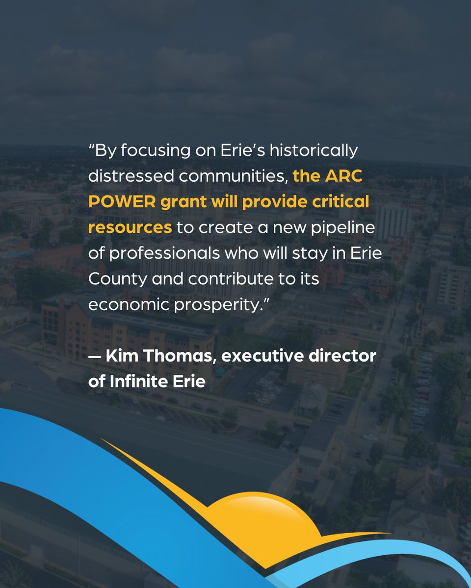 InfiniteErie's tweet image. Infinite Erie is making transformative change, and with the help of @ARCgov grants, Erie is seeing real progress.
We were proud to see Infinite Erie featured in the ARC newsletter this past month: ow.ly/JujX50V8Lia