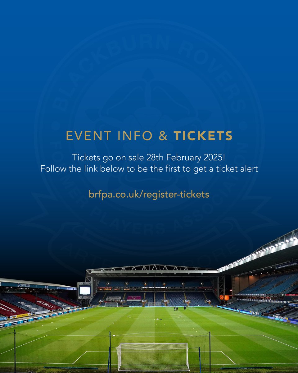 BRFPA (@brfpa) on Twitter photo 30 years ago the unthinkable happened.
Not many tickets left, donβt miss out
#blackburnrovers
<a href="/Rovers/">Blackburn Rovers</a>
#premierleague
skiddle.com/e/40656603 30 years ago the unthinkable happened.
Not many tickets left, donβt miss out
#blackburnrovers
<a href="/Rovers/">Blackburn Rovers</a>
#premierleague
skiddle.com/e/40656603