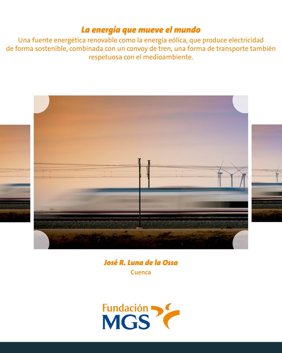 📅𝗠𝗮𝗿𝘇𝗼

Te traemos la página de marzo de nuestro #CalendarioSolidario2025 y con ella “La energía que mueve el mundo”, 📸del cliente de Cuenca de <a href="/MGS_Seguros/">MGS Seguros</a> José R. Luna de la Ossa, una de las 12 imágenes finalistas de nuestro I Concurso fotográfico sobre sostenibilidad🧡