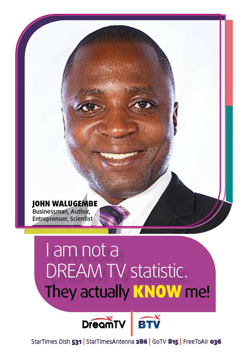 dreamtvug's tweet image. Whenever you are pursuing anything in life, don’t front money. @JohnWalugembe shared his #HighFlyer story and he is one of the many people whose stories are a lesson to many. 
Catch High Flyer every Wednesday at 6-8am. 

#BTVNationalUg #DreamTVUganda