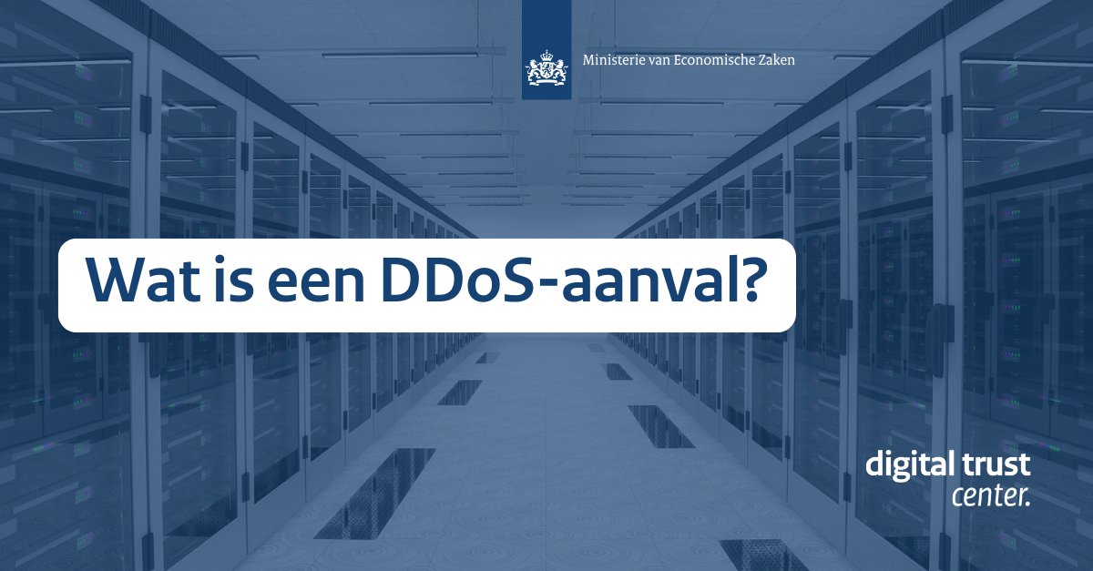 Storing bij inloggen DigiD door DDoS-aanvallen, kopt <a href="/nieuws/">nieuws</a>.nos.nl.

Bij #DDoS-aanvallen sturen aanvallers vanuit meerdere systemen een grote hoeveelheid verkeer naar een server of netwerk om deze onbereikbaar te maken.

Meer informatie ⤵️

digitaltrustcenter.nl/informatie-adv…