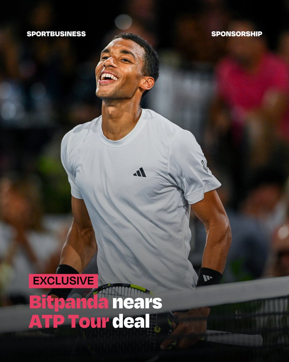 SportBusiness's tweet image. 𝗘𝗫𝗖𝗟𝗨𝗦𝗜𝗩𝗘: Bitpanda is understood to be nearing a deal with the ATP Tour.

🎾 The sponsorship agreement is expected to focus on the DACH region.

💼 Bitpanda’s sponsorship portfolio includes Bayern Munich, AC Milan, PSG, and an endorsement of Alexander Zverev.

🏈 It…