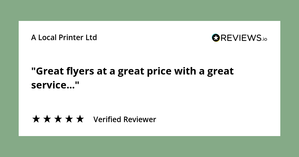 A Local Printer Ltd (@alocalprinter) on Twitter photo We just love getting customer reviews - perfect for cheering us up on a Monday 😁 Oh yeah, new LOWER prices too!
alocalprinter.co.uk/products/flyer…
#flyerprinting
<a href="/WeAreReviews/">WeAre.Reviews</a> We just love getting customer reviews - perfect for cheering us up on a Monday 😁 Oh yeah, new LOWER prices too!
alocalprinter.co.uk/products/flyer…
#flyerprinting
<a href="/WeAreReviews/">WeAre.Reviews</a>