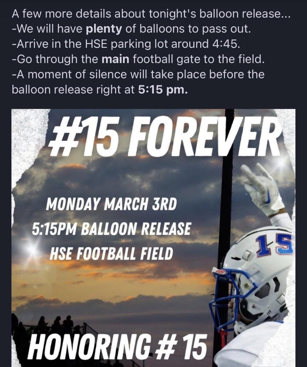 Details about this afternoon.