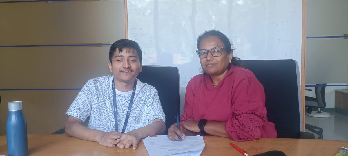 pushpapreeya1's tweet photo. Glad to scribe once again for Rohan at IIITB! Assisted him in his mid-term exam for DHS 314: An Introduction to Accessibility in the Global South—such a fascinating subject! Always grateful for the opportunity to support and learn. #Accessibility #Scribe #InclusiveEducation" https://t.co/rO4oPcod0S