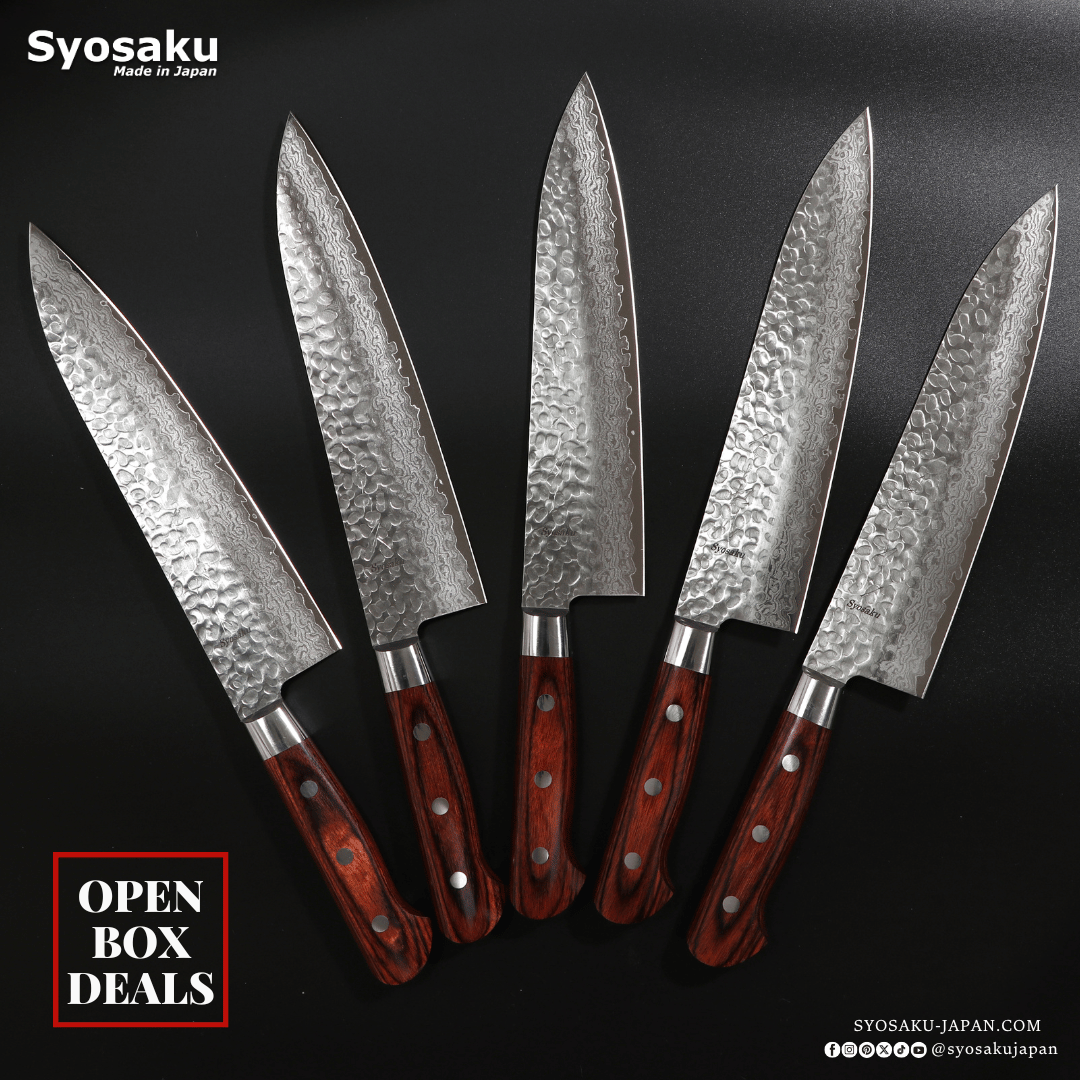 syosakujapan's tweet image. 𝐋𝐢𝐦𝐢𝐭𝐞𝐝-𝐭𝐢𝐦𝐞 𝐎𝐩𝐞𝐧-𝐁𝐨𝐱 𝐃𝐞𝐚𝐥𝐬!

Premium Japanese knives, lightly handled but sharp as new—now at a special price. 💯

⏳ Stock won’t last. Grab yours now! 
🔗syosaku-japan.com/collections/op…

#SyosakuJapan #JapaneseKnives #OpenBoxDeals
