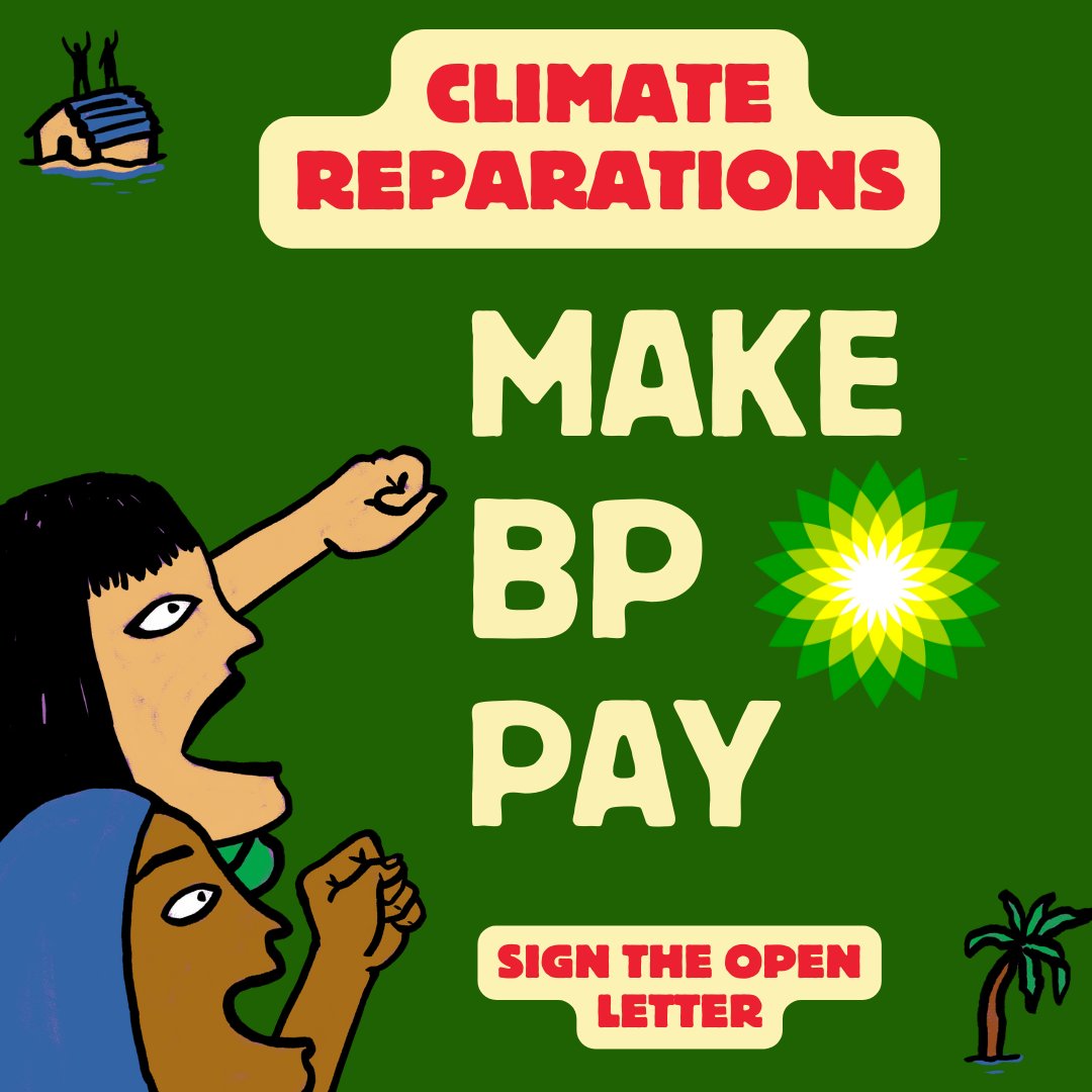 BP is scrapping its climate commitments, making clear Big Oil will always put profits above people and planet.

Sign our open letter: Make BP Pay for the Climate and Cost of Living Crises!

actionnetwork.org/petitions/open…