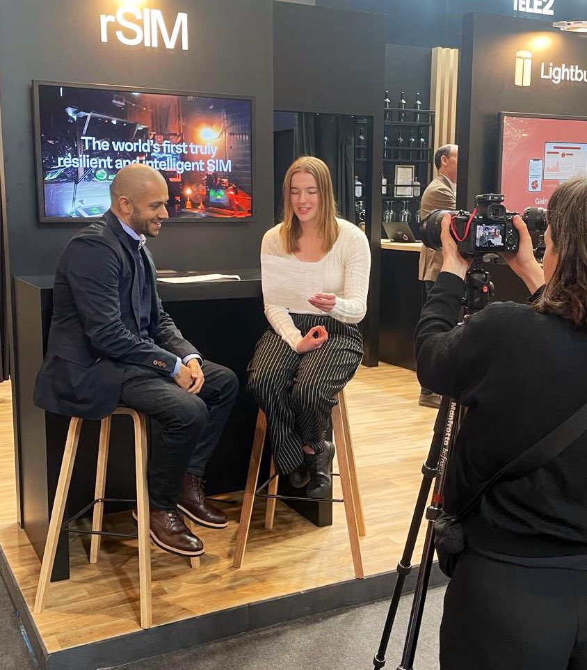#rSIM - what is it and what can it do for your business? Hiran Ravat of <a href="/CSLGroupLtd/">CSL</a> gets ready to explain in a video interview with our crew, up online shortly! #IoT #Connectivity #NextGen