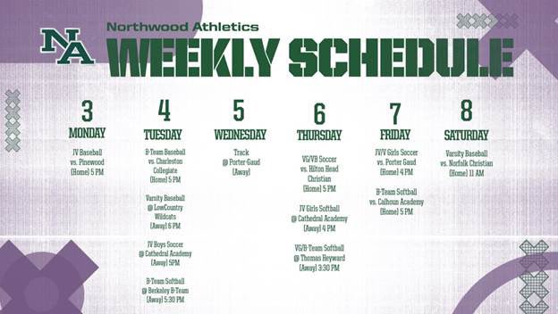 This week in athletics, plan to come out &amp; support our student-athletes!