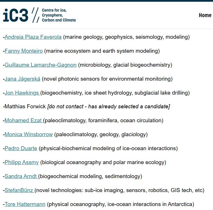 PLEASE SHARE

We have 11 potential #postdoc postitions for researchers focusing on the #Arctic and #Antarctica.

If you are passionate about polar science and have a PhD, we would love to hear from you.

All nationalities.

ic3.uit.no/news/ic3-msca-… #postdocposition #postdocjob