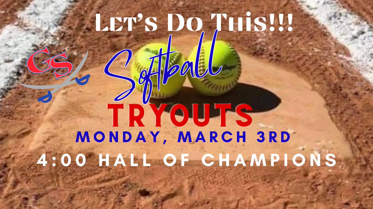GS_Softball's tweet image. Let’s Gooooo!!!