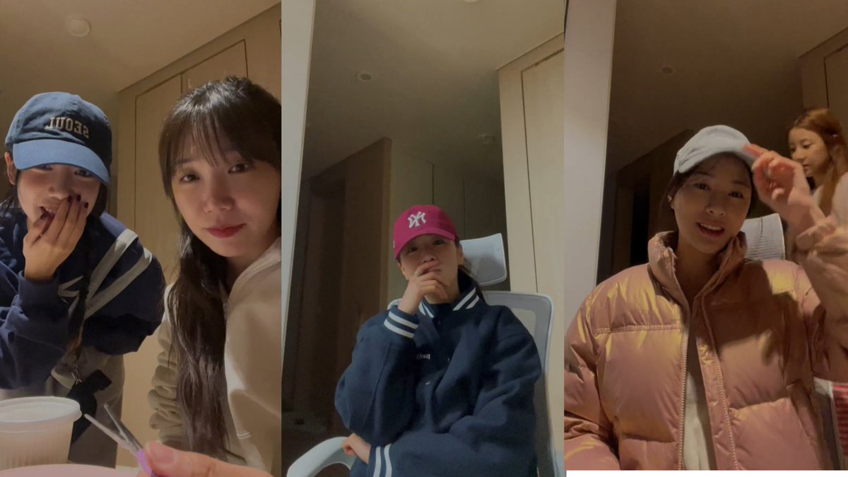 Apink are together on Chorong's birthday. They gathered at her house. 😊