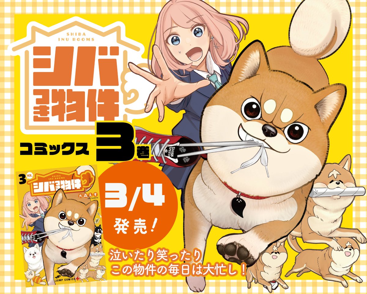 ✨本日シバつき物件3巻発売🎊✨／ ぜひ応援よろしくお願いいたします