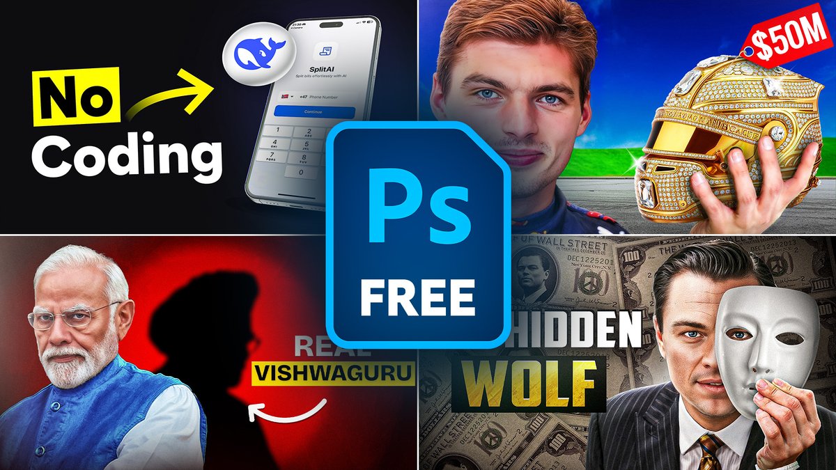 ShahgulChauhan's tweet image. 🚨 This feels ILLEGAL… but I&apos;m doing it anyway! 🚨

Giving away these Thumbnails PSD files for FREE 🤯

But only until Mar 10th – after that, they’re GONE FOREVER.

Wanna grab ‘em?

Follow, Like, RT &amp;amp; comment “CTRL+C” 
I’ll send you the link ASAP! 🖱️💥