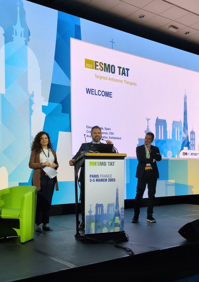 #ESMOTAT25 has just started in Paris!
➡️3 days of early phase clinical trial research, data and innovation 🤩 
Also - join us for 4 ‼️young oncologists workshops tomorrow and Wednesday!