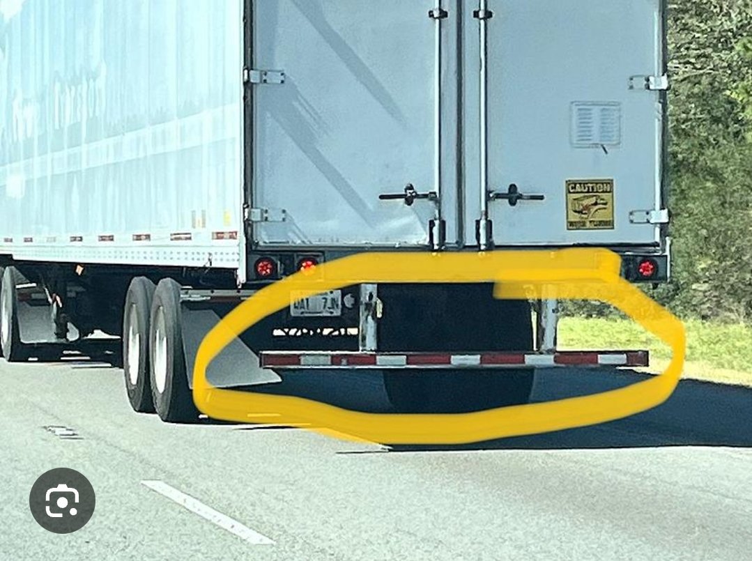Chad Weber (@cweb01) on Twitter photo Every semi has these bars so cars can't crash and continue under the truck thanks to Jane Mansfield. <a href="/Chris_Hawkey/">Chris Hawkey</a> Every semi has these bars so cars can't crash and continue under the truck thanks to Jane Mansfield. <a href="/Chris_Hawkey/">Chris Hawkey</a>