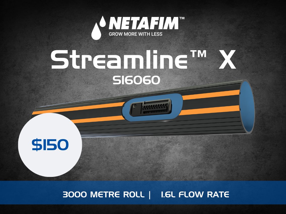 DriptechI's tweet image. Get Ready for Tobacco Season! Upgrade your drip irrigation with top options:

Value Drip (2000m, 2L/h) – $80 ex.
Streamline Plus (Netafim) – from $150 ex.
Available at all DripTech branches! 🌱 Visit us today.

#DripTechIrrigation #TobaccoSeason #FarmSmart #Netafim