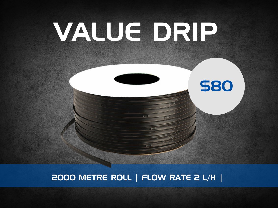 DriptechI's tweet image. Get Ready for Tobacco Season! Upgrade your drip irrigation with top options:

Value Drip (2000m, 2L/h) – $80 ex.
Streamline Plus (Netafim) – from $150 ex.
Available at all DripTech branches! 🌱 Visit us today.

#DripTechIrrigation #TobaccoSeason #FarmSmart #Netafim
