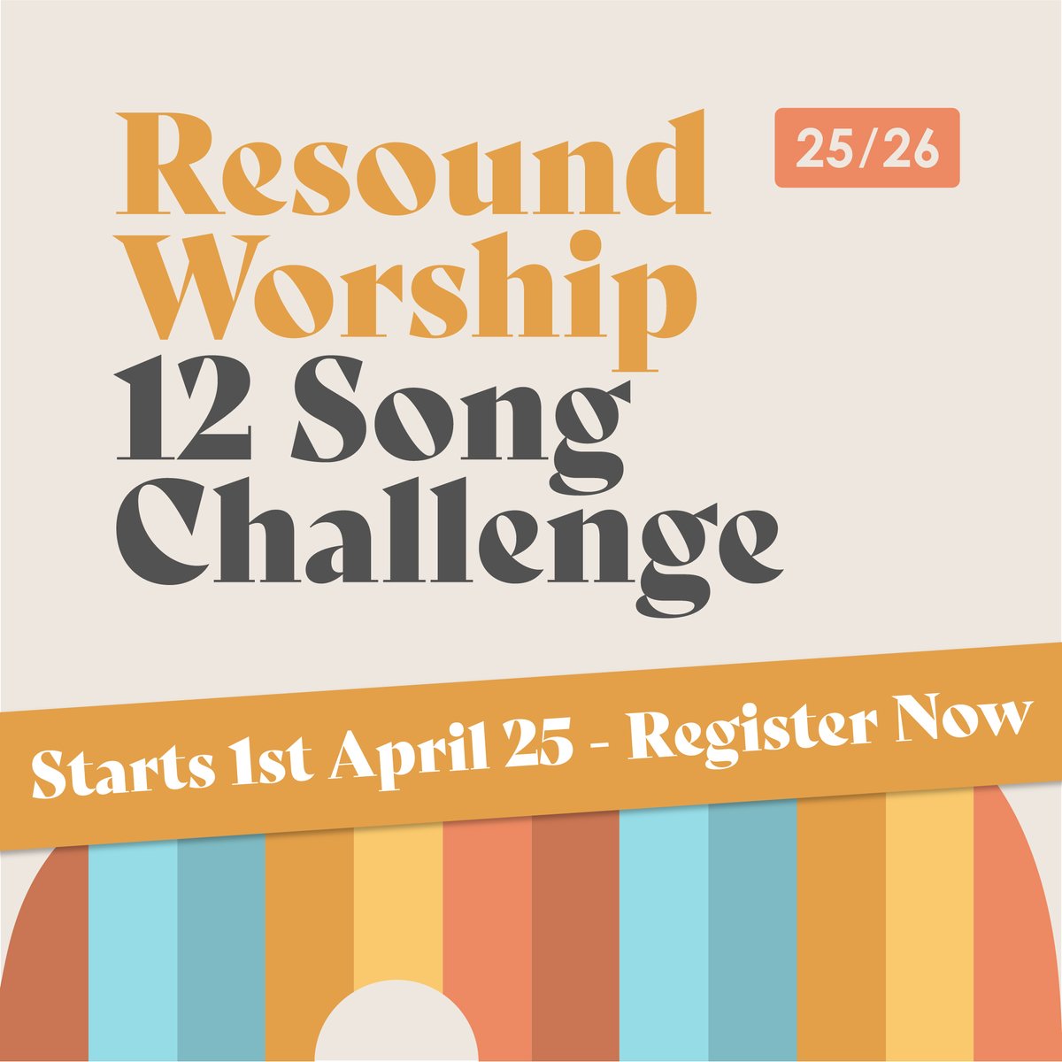 The 12 Song Challenge is back! Come and join this international community of hundreds of worship songwriters for a year of creativity and collaboration. Registration is open now, the challenge begins on 1st April. Find out more and register at 12songchallenge.org