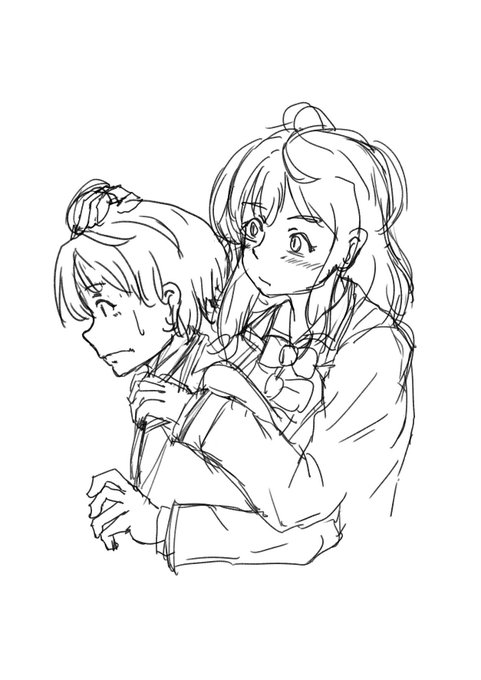 #マケイン_FA 
コレは浮気を疑われる温水君。上手く絡みが描けないんですが。絡みから逃げてはいけない。
八「泥棒猫の匂いがする…」 