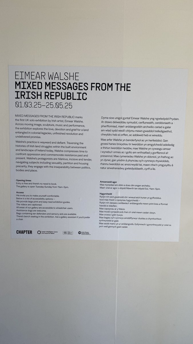 damian Kerlin (he/him) ๐ณ๏ธโ๐ (@damiankerlin) on Twitter photo If you havenโt, please visit <a href="/chaptertweets/">Chapter Arts Centre</a> for Eimear Walsheโs รire & Mixed Messages from the Irish Republic - a powerful, provocative look at land, identity & queer histories in Ireland. Sharp, subversive & full of wit - catch it while you can! ๐ณ๏ธโ๐๐ฎ๐ช If you havenโt, please visit <a href="/chaptertweets/">Chapter Arts Centre</a> for Eimear Walsheโs รire & Mixed Messages from the Irish Republic - a powerful, provocative look at land, identity & queer histories in Ireland. Sharp, subversive & full of wit - catch it while you can! ๐ณ๏ธโ๐๐ฎ๐ช
