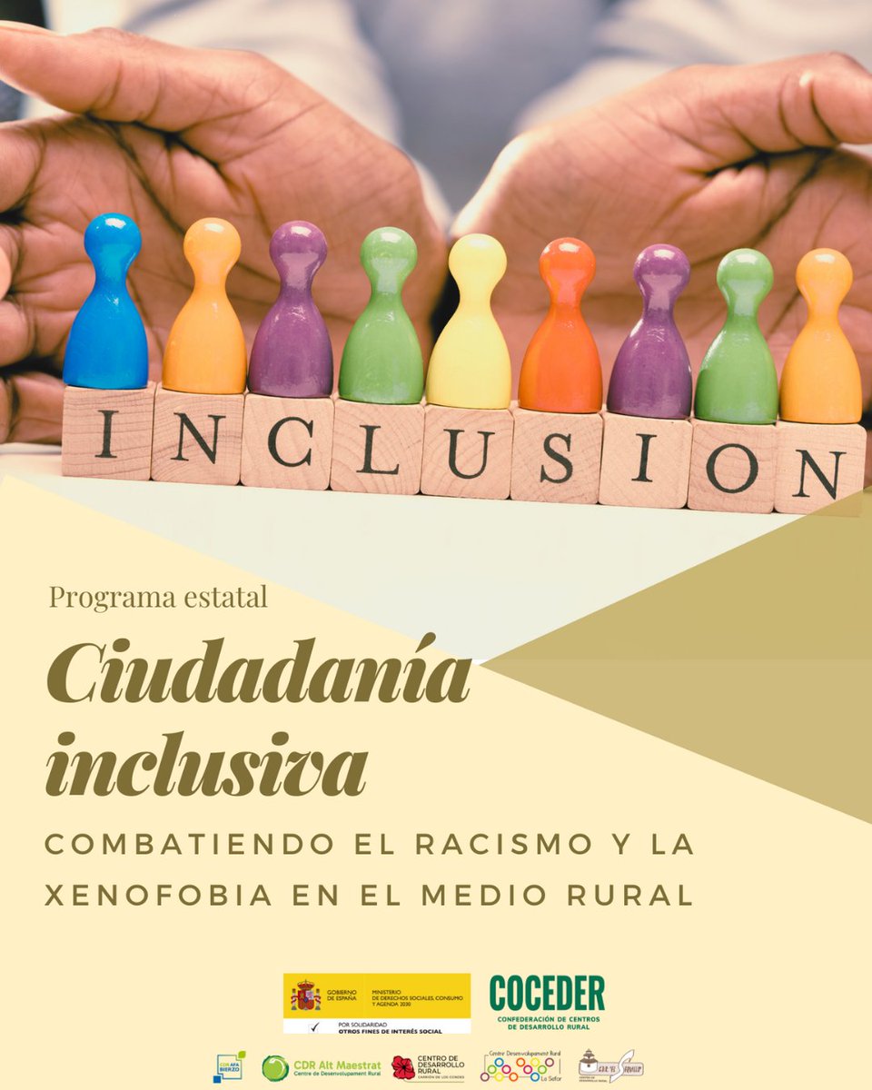 CDR El Sequillo (@cdrsequillo) on Twitter photo 🤝Desde el CDR El Sequillo continuamos desarrollando en 2025 el programa #CiudadaníaInclusiva para luchar contra los prejuicios y estereotipos que sufren las personas migrantes en el medio rural.
Impulsado por @coceder, financiado por <a href="/MSocialGob/">Ministerio de Derechos Sociales, Consumo y A2030</a> Leer más: coceder.org/programas-blog… 🤝Desde el CDR El Sequillo continuamos desarrollando en 2025 el programa #CiudadaníaInclusiva para luchar contra los prejuicios y estereotipos que sufren las personas migrantes en el medio rural.
Impulsado por @coceder, financiado por <a href="/MSocialGob/">Ministerio de Derechos Sociales, Consumo y A2030</a> Leer más: coceder.org/programas-blog…